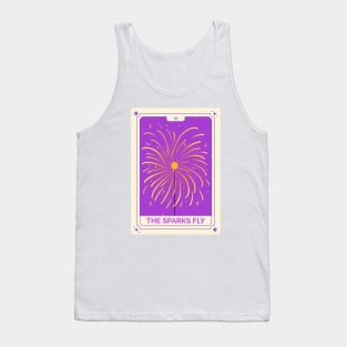 The Sparks Fly Tarot Card Tank Top